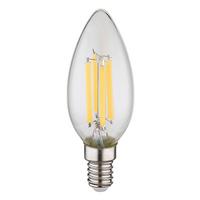 LED ŽIAROVKA 10577K - číra, kov/sklo (3.5/9.8cm)