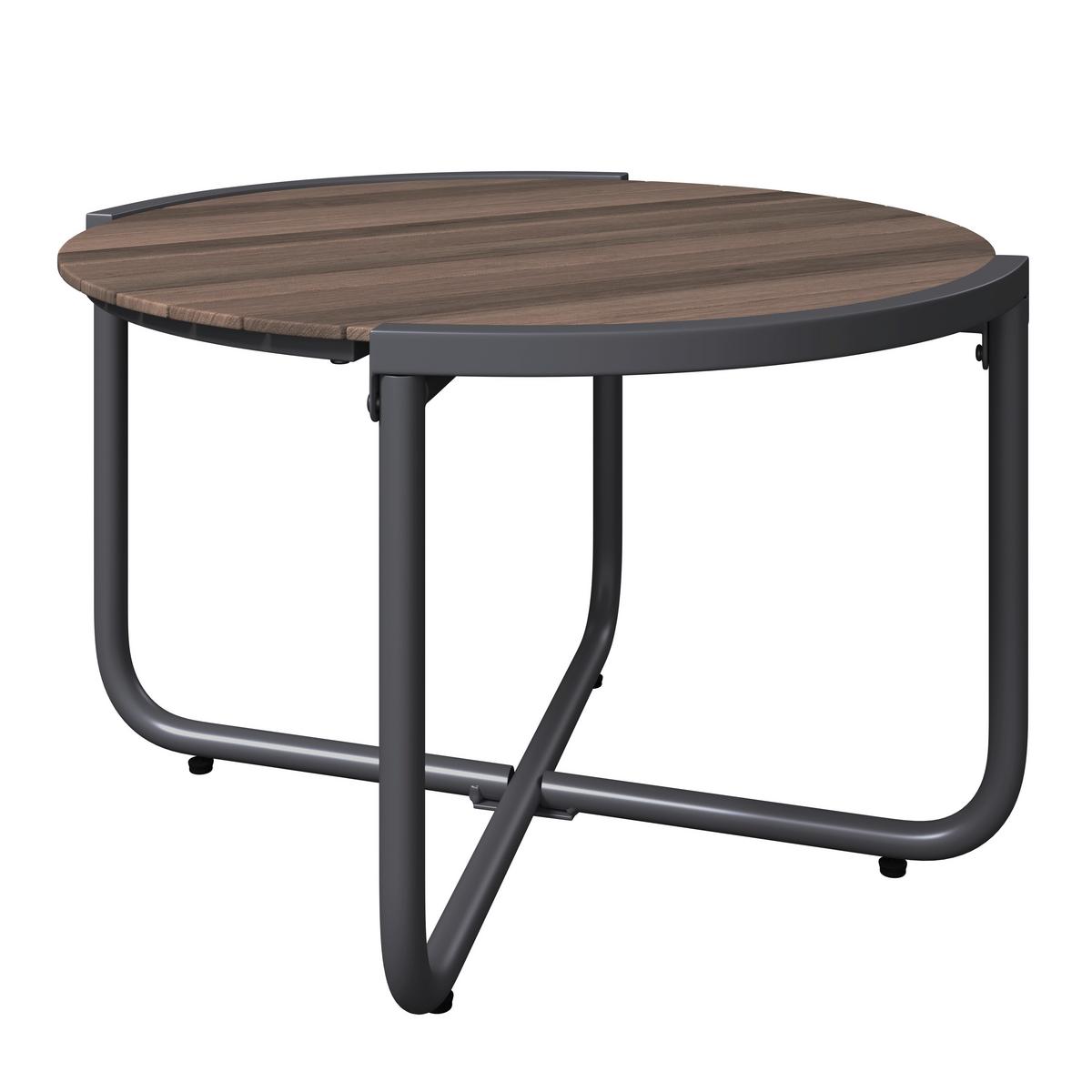 Loungegarnitur Bastia - Schwarz/Grau, MODERN, Glas/Holz (135/263cm) - Beldano