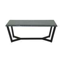 Couchtisch Roland Grau L: 110 Cm - Schwarz/Grau, Design, Holzwerkstoff/Metall (110/60/42cm) - Livetastic