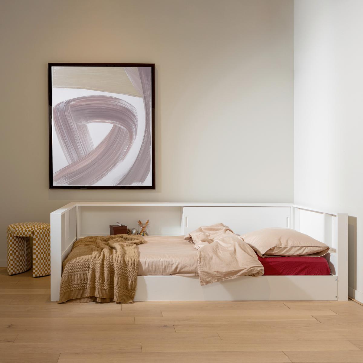 BODENBETT. Carter Weiß 90x200cm - Weiß, Basics, Holz (90/200cm) - MID.YOU