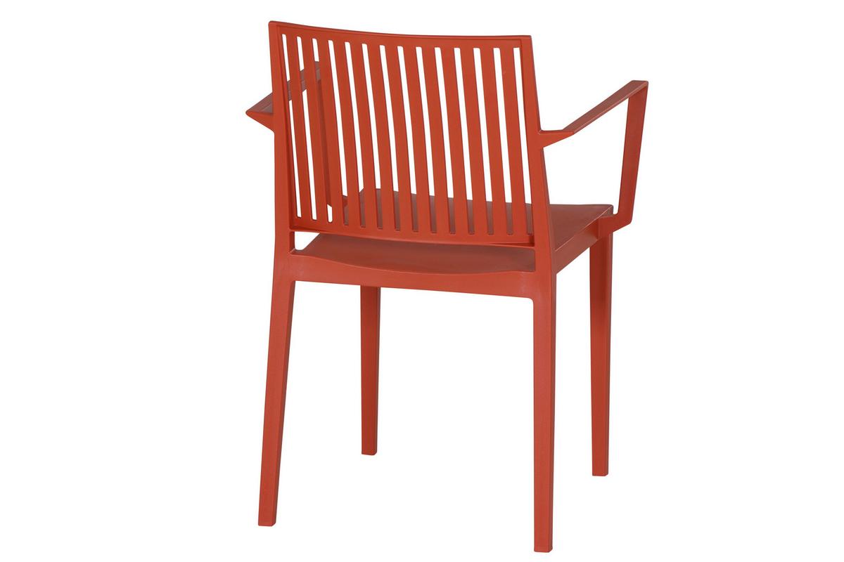 Stapelstuhl T20085 - Rot, Basics, Kunststoff (57/80/56cm) - Siena Garden