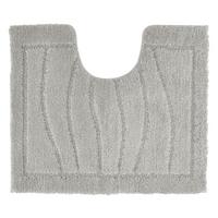 WC-Vorleger mit Ausschnitt Lasse Hellgrau 50x60 Waschbar - Hellgrau, ROMANTIK / LANDHAUS, Textil (50/60cm) - James Wood