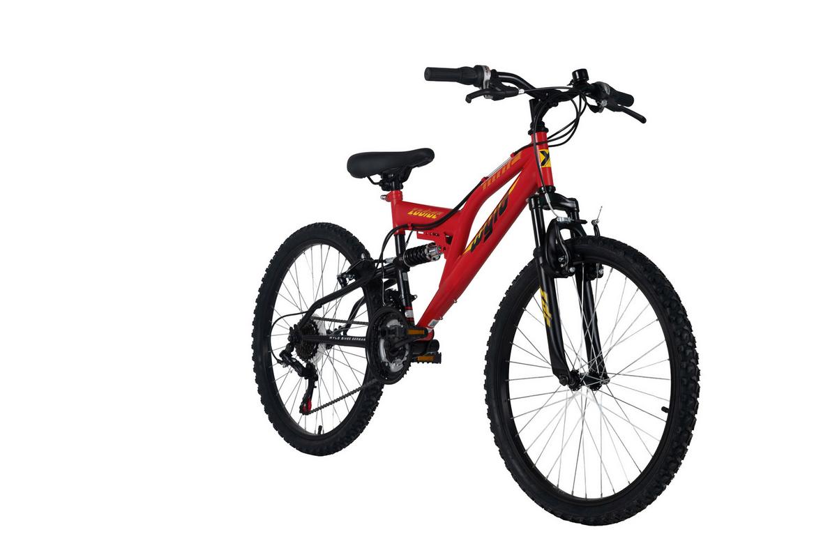 WYLD Kinder Moutainbike Fully rot - Rot, MODERN, Metall (25cm)
