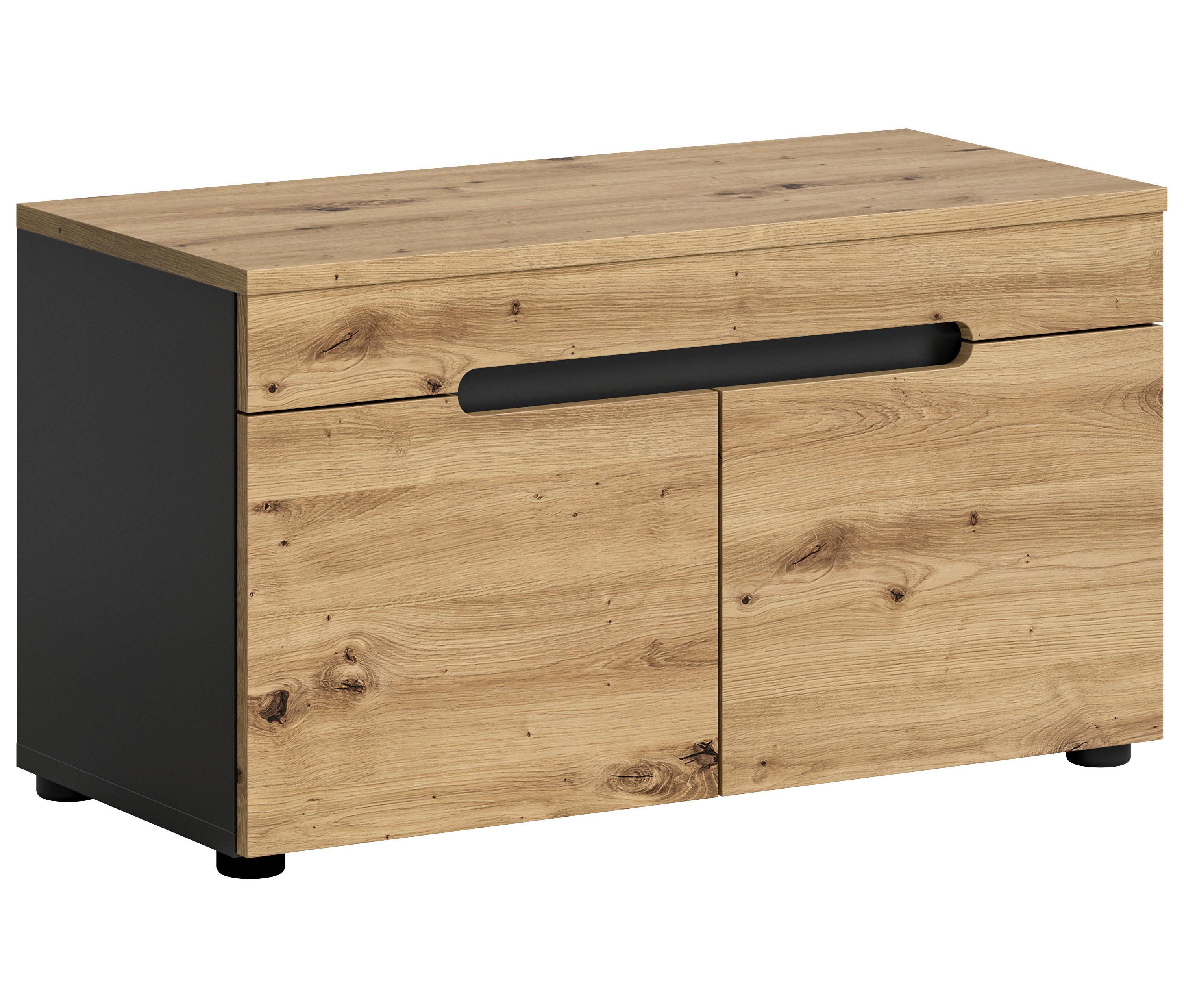 Sitzbank Canu Eiche Artisan B: 80 cm - KONVENTIONELL, Holzwerkstoff (80/45/37cm) - MID.YOU