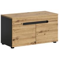 Sitzbank Canu Eiche Artisan B: 80 cm - KONVENTIONELL, Holzwerkstoff (80/45/37cm) - MID.YOU