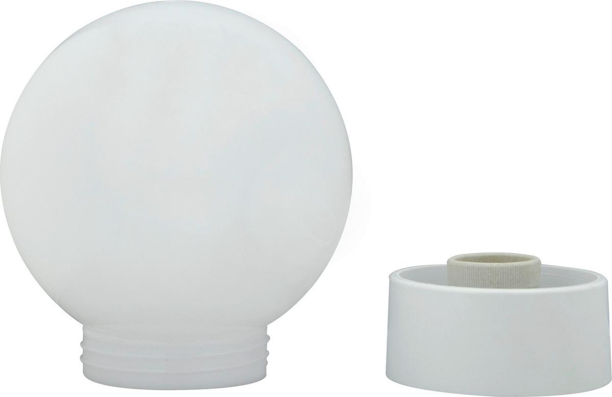 Bad-wandleuchte Ip40 Weiß - Weiß, Basics, Kunststoff (15/18cm)