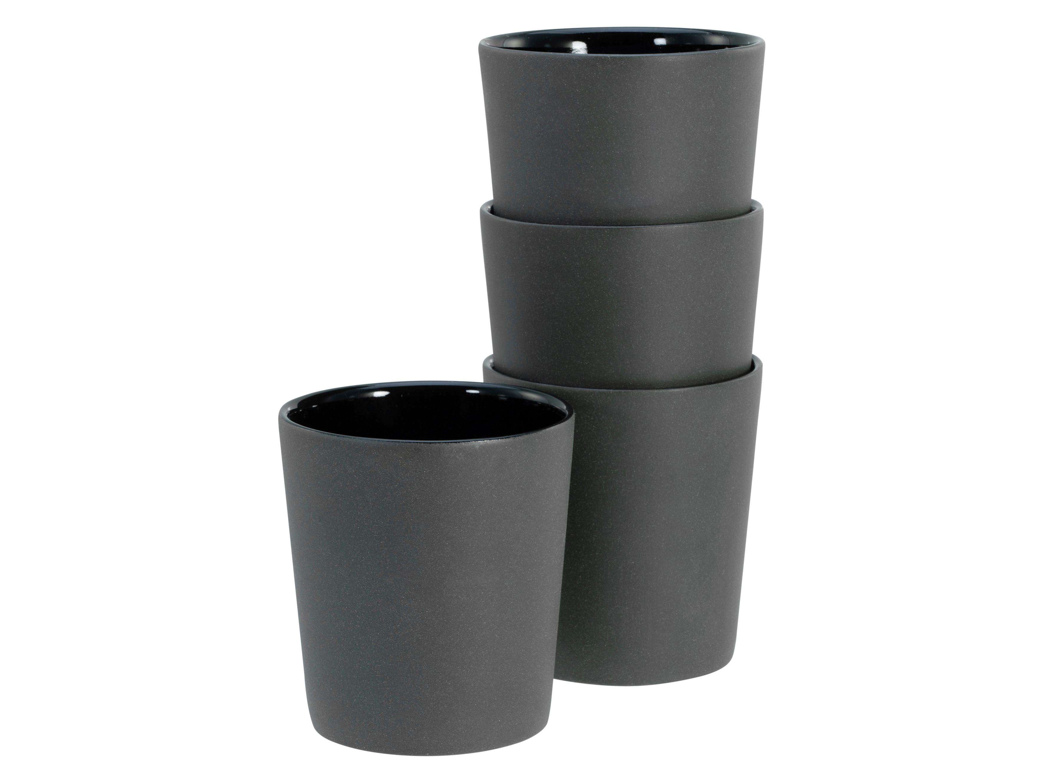 Kaffeebecherset Futuro Schwarz L: 22,5 Cm