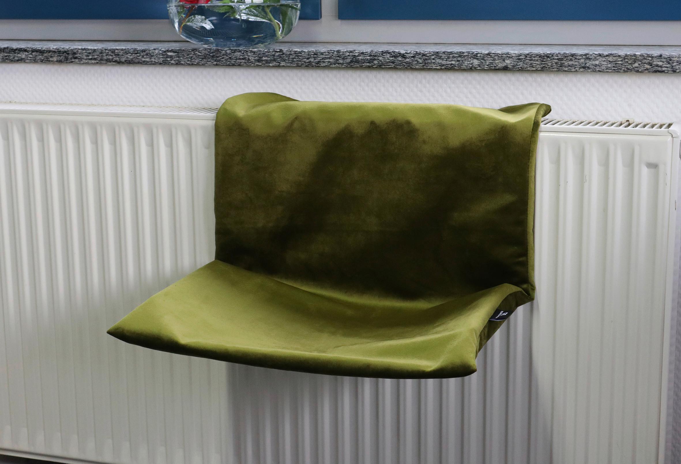 Haustierkissen Bello Olivgrün L: 47 Cm - Olivgrün, Textil/Metall (47/30/30cm)