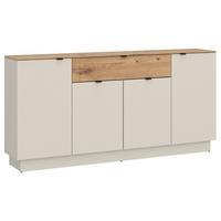 Sideboard Viona Kaschmir/Eiche B: 180cm - Kaschmir/Eiche Artisan, Basics, Holzwerkstoff (180/90/40cm)