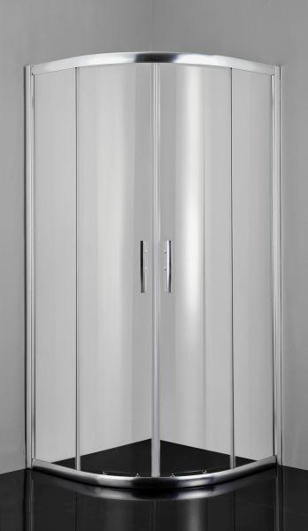 Sprchový kout 90 extra vysoký - barvy chromu, Konvenční, kov/sklo (90/200/90cm)