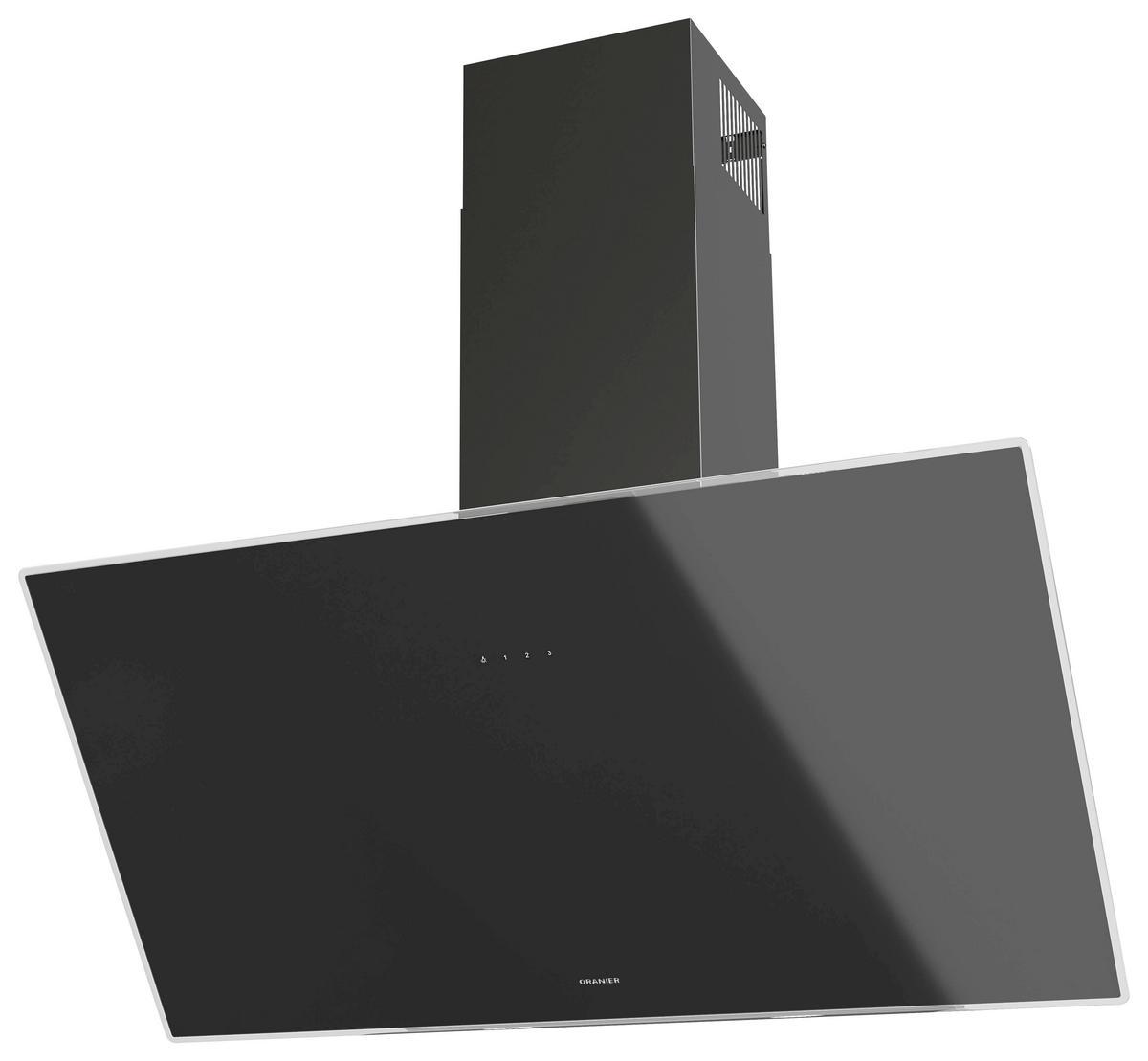 Dunstabzugshaube Lea 90s1 - Schwarz, Basics (90cm) - Oranier