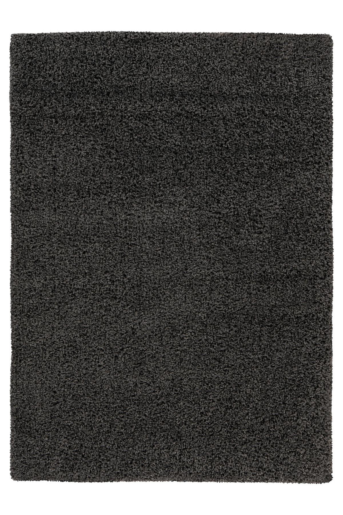 Hochflorteppich My Twist 215 - Anthrazit, Basics, Textil (80/150cm) - Obsession