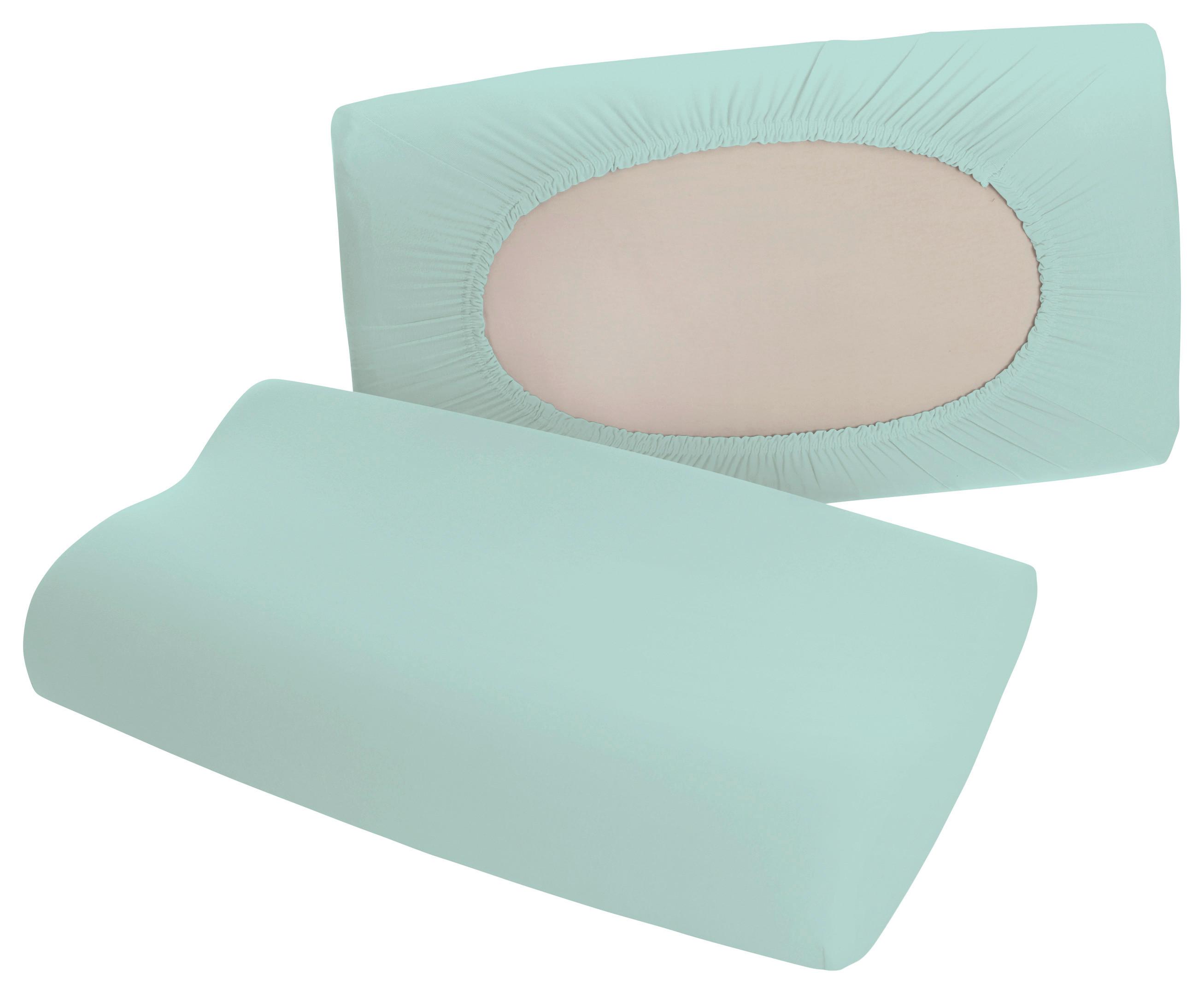 Polsterbezug Pure Flexible - Petrol, Basics, Textil (40-70/40-90cm) - Schlafgut