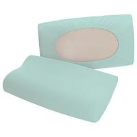 Polsterbezug Pure Flexible - Petrol, Basics, Textil (40-70/40-90cm) - Schlafgut