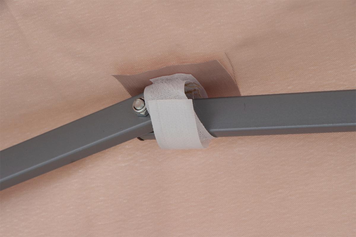 Pavillon Siena Garden 300x300 cm Wetterbeständig - Taupe/Grau, KONVENTIONELL, Textil/Metall (300/260/300cm) - Siena Garden