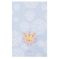 Kinderteppich Krone Blau Prinzessin Lillifee 100x160 cm - Blau/Pink, Trend, Textil (100/160cm)