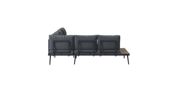 Loungegarnitur Brügge - Dunkelgrau/Naturfarben, MODERN, Kunststoff/Textil (226/226cm) - Beldano