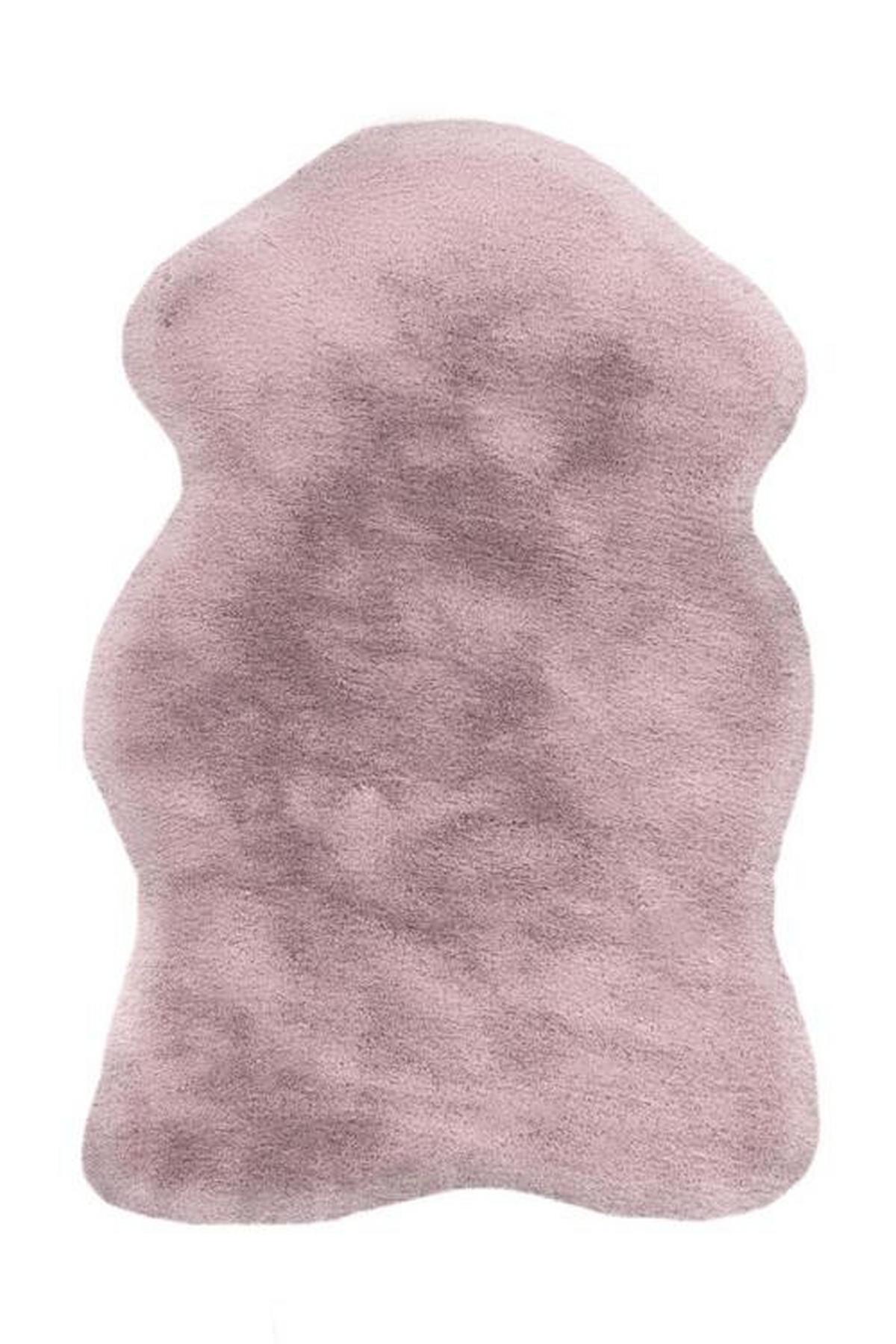 Kunstfell Rabbit Rosa 60x90 cm Textil - Rosa, Trend, Textil (60/90cm) - Kayoom