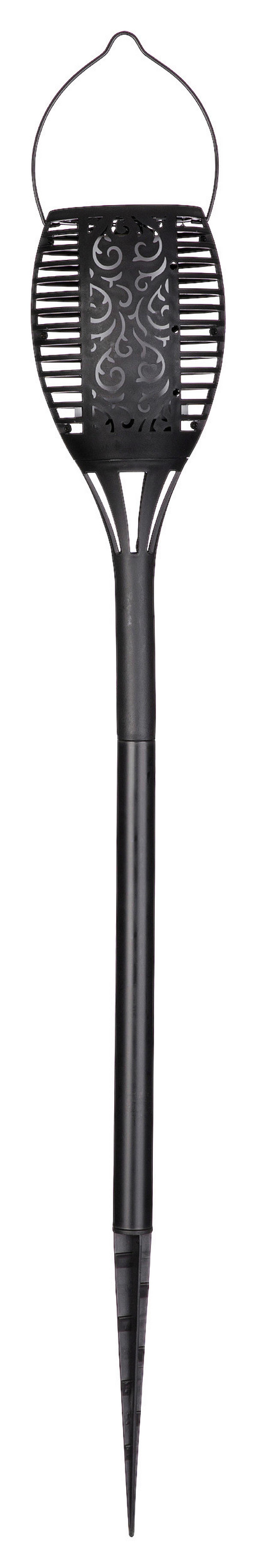 SOLÁRNE SVIETIDLO ZAMORA - čierna, plast (12/78cm) - Modern Living