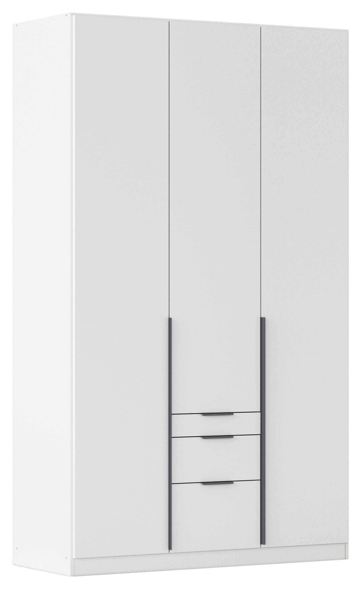 Drehtürenschrank Alabama Weiß B: 136 Cm