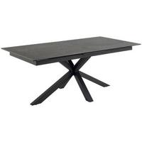 Esstisch Ausziehbar Heaven 200-240x100x75,5 Cm Schwarz - Schwarz, Design, Keramik/Metall (200-240/100/75,5cm) - MID.YOU
