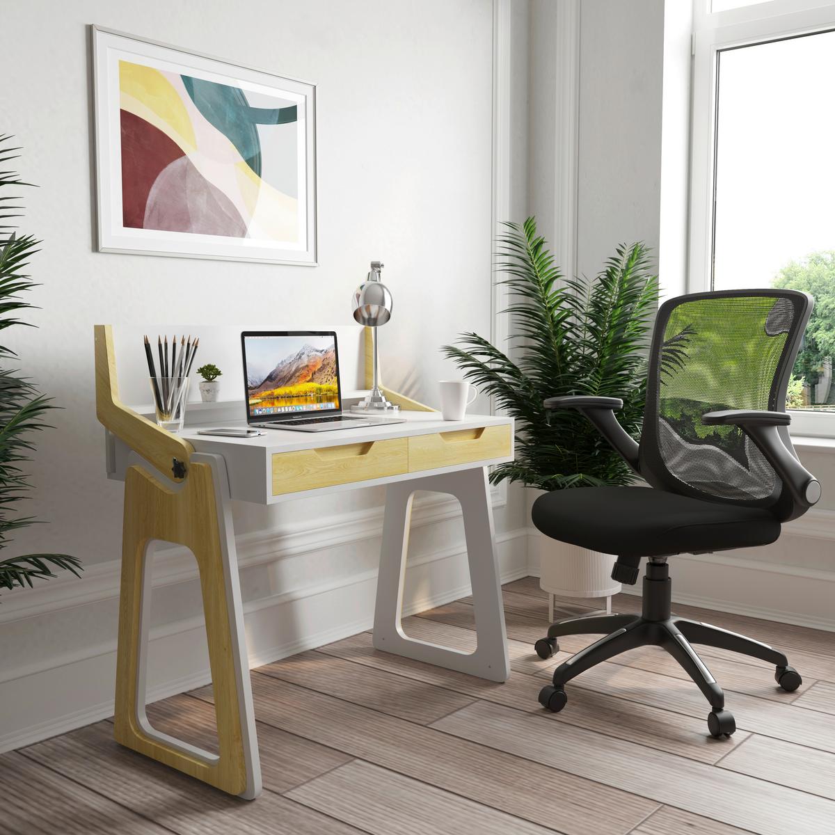 Drehstuhl Toronto Schwarz B: 65 cm - Silberfarben/Schwarz, Design, Kunststoff/Textil (65/108/65cm) - MID.YOU