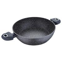 Schmortopf 2,5 L Metall Kunststoff Kratzfest - Grau, Basics, Kunststoff/Metall (26cm)