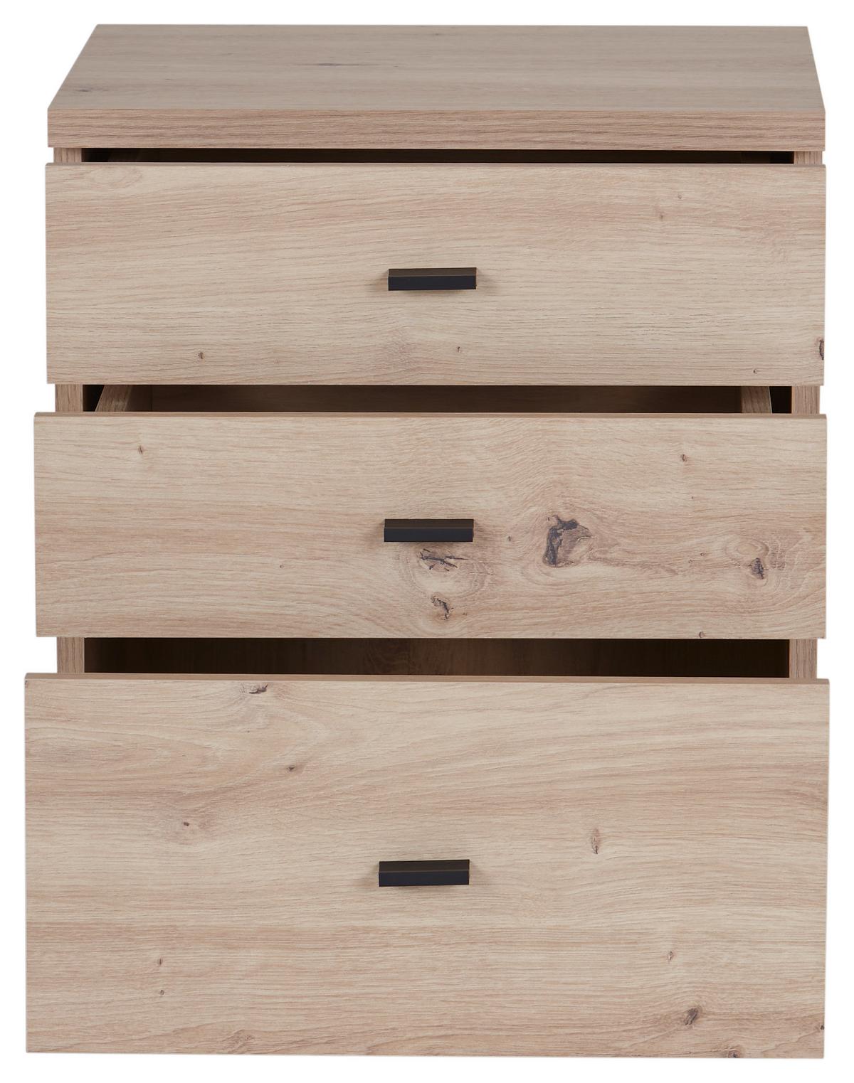 POJÍZDNÝ KONTEJNER 4 YOU NEW 2 YUK 13 - dub artisan, Moderní, kompozitní dřevo/plast (43/53/40cm)
