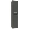 Hochschrank Taupegrau, B: 30 Cm - Taupe/Schieferfarben, MODERN, Holzwerkstoff (30/158,4/37cm) - Vertico