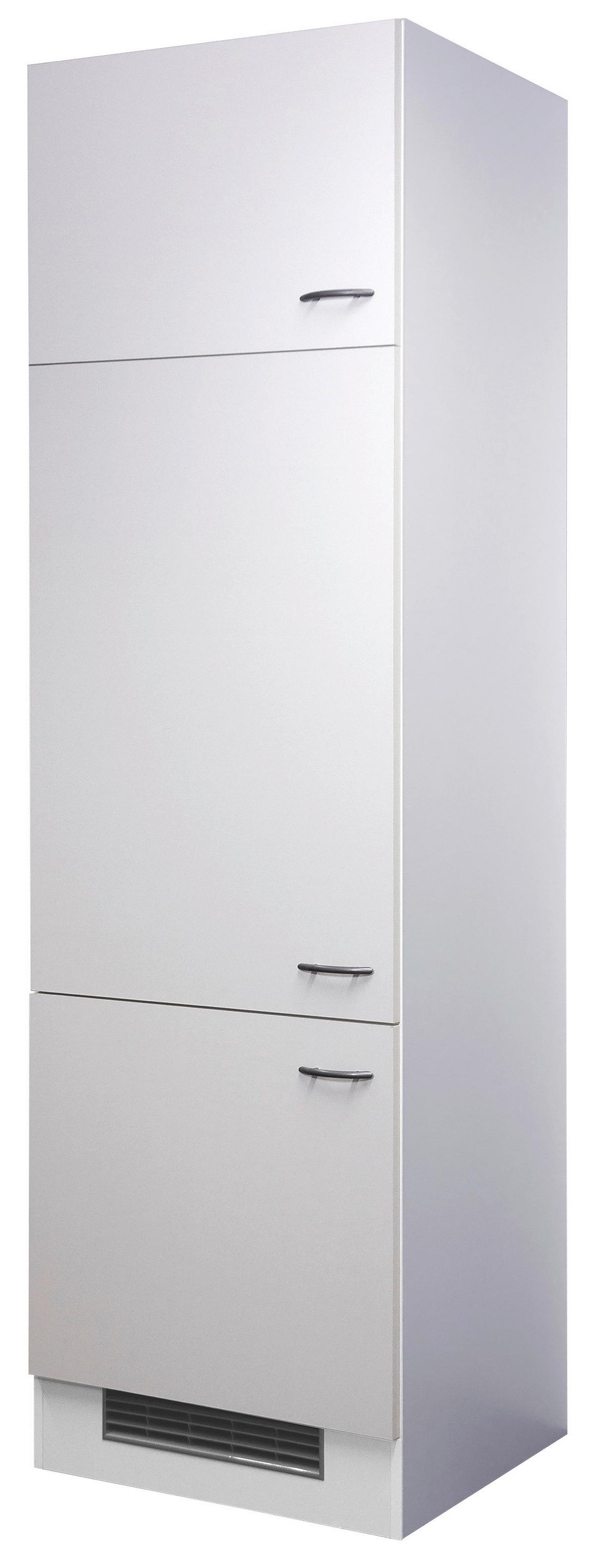 Kühlschrank-Umbauschrank Wito B: 60 cm Weiß - Weiß, MODERN, Holzwerkstoff (60/200/57cm) - FlexWell