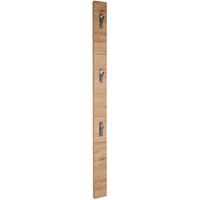Vešiakový panel ENZO - svetlohnedá/farba jelše, Modern, kompozitné drevo (12/175/2,8cm)