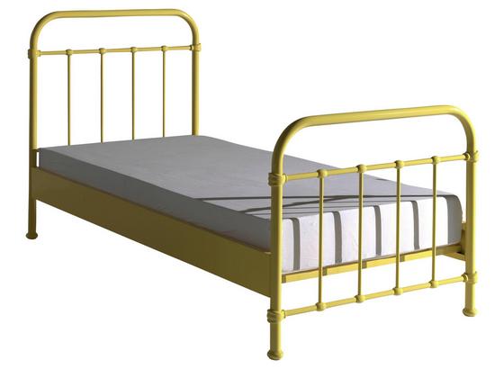 Kinder-/Juniorbett New York 90x200 cm Gelb - Gelb, ROMANTIK / LANDHAUS, Holzwerkstoff/Metall (90/200cm) - Livetastic Kinder-/Juniorbett New York 90x200 cm Gelb - Gelb, ROMANTIK / LANDHAUS, Holzwerkstoff/Metall (90/200cm) - Livetastic
