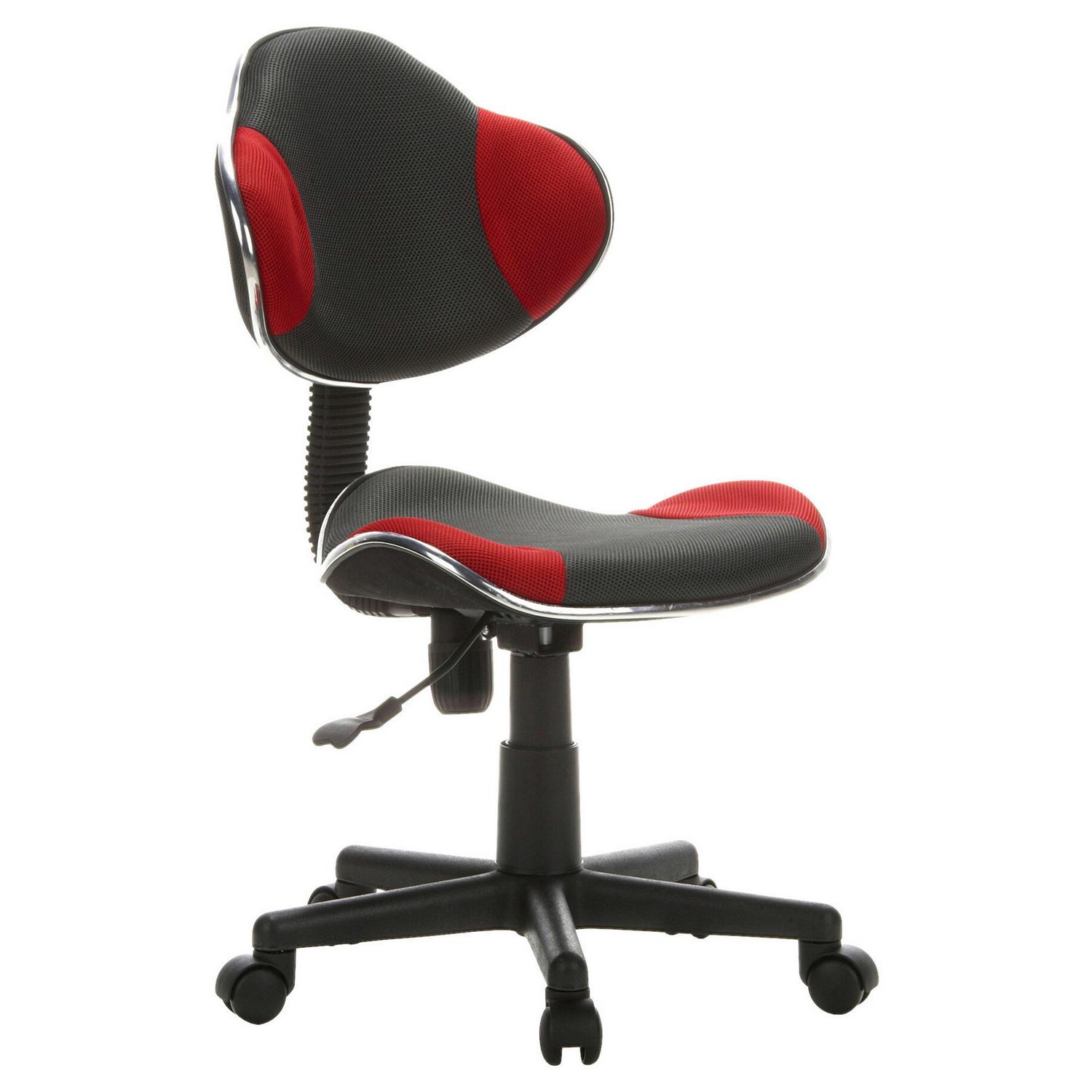 Jugenddrehstuhl Kiddy GTI 2 Rot/Grau Grau, Rot 45x86-101x42 cm