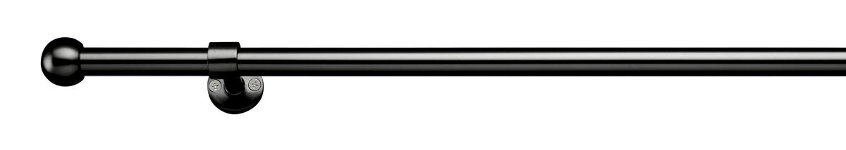 ZÁVESOVÁ TYČ S PRÍSLUŠENSTVOM WAND/DECKE - čierna, kov (160-280cm) - Premium Living