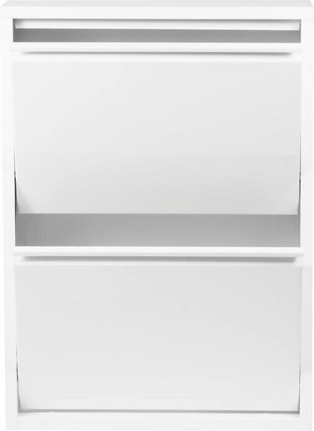 Schuhkipper Casa Weiß 2 Klappen B: 50 Cm - Basics, Metall (50/70/13cm)
