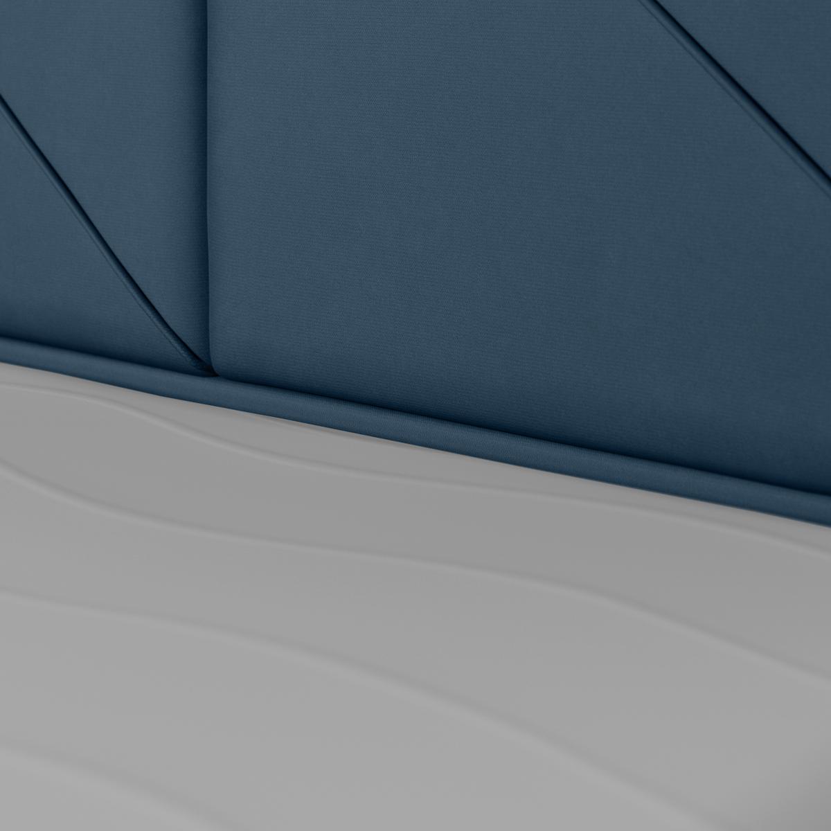 Boxspringbett mit Bettkasten Bologna 180x200 cm Blau - Blau, MODERN, Holz/Kunststoff (180/200cm) - MID.YOU