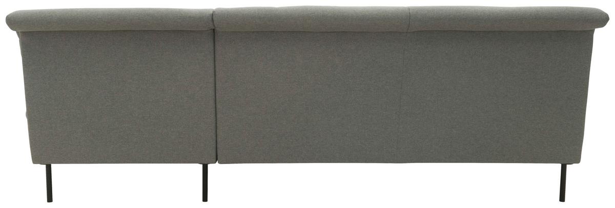 Ecksofa Looks Ix Graubraun - Graubraun/Schwarz, Design, Textil (274/168cm) - LOOKS by W.Joop