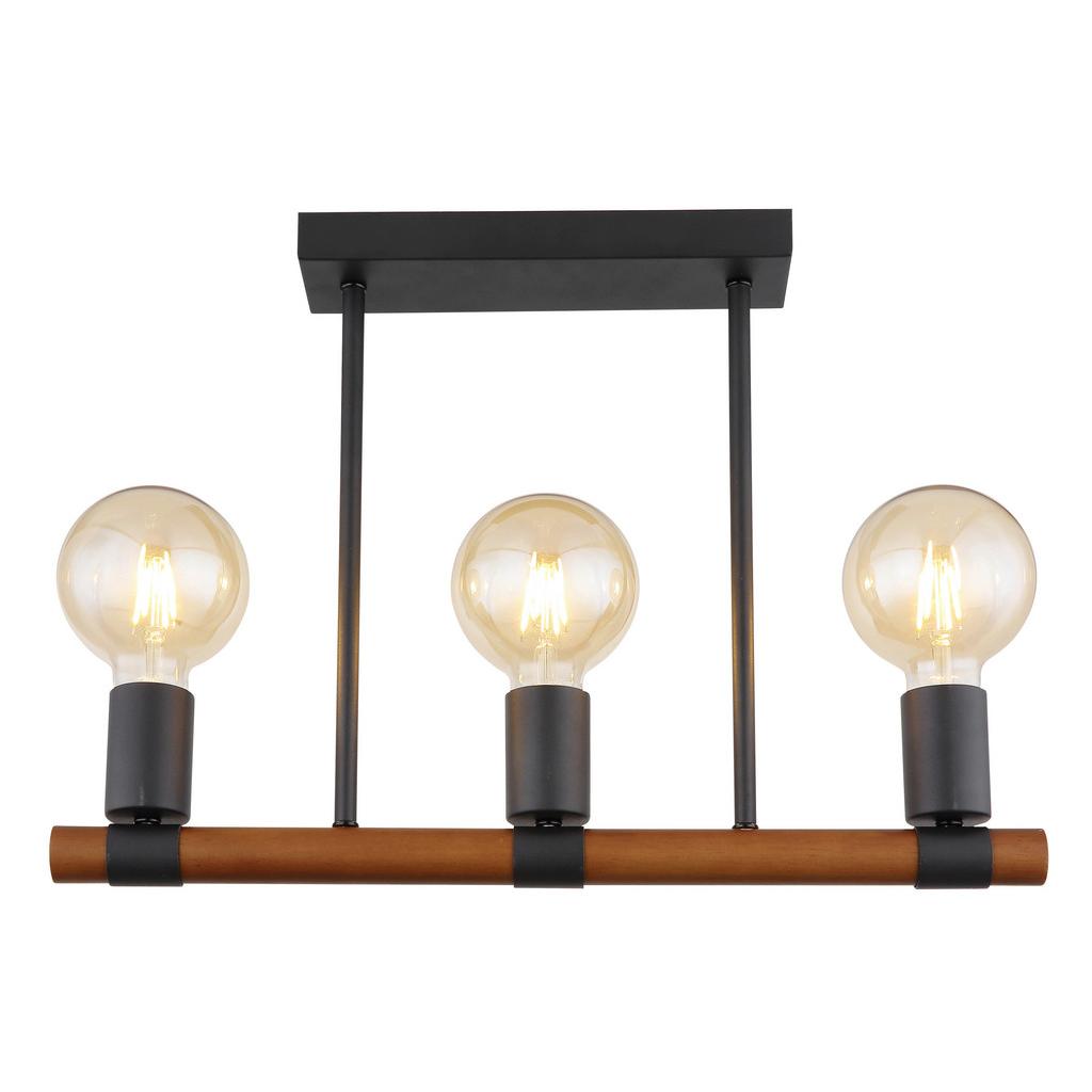 Deckenleuchte L: 49 cm 3-Flammig Länglich