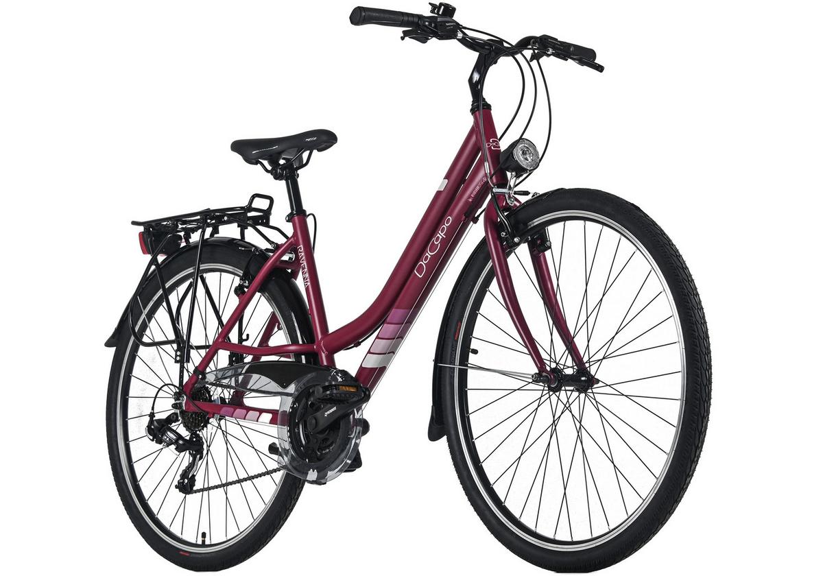 Trekkingrad Damen 28 Zoll - Rot, Basics, Metall (25/140/60cm)