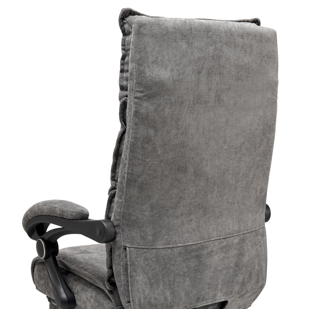 Drehstuhl Verona - Schwarz/Grau, LIFESTYLE, Holz/Kunststoff (66/112-120/62cm) - MID.YOU