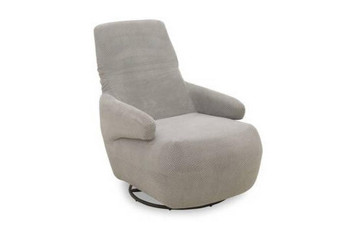 Sessel Hellgrau B: 68 cm - Hellgrau/Schwarz, Design, Textil (68/67/88cm) - MID.YOU