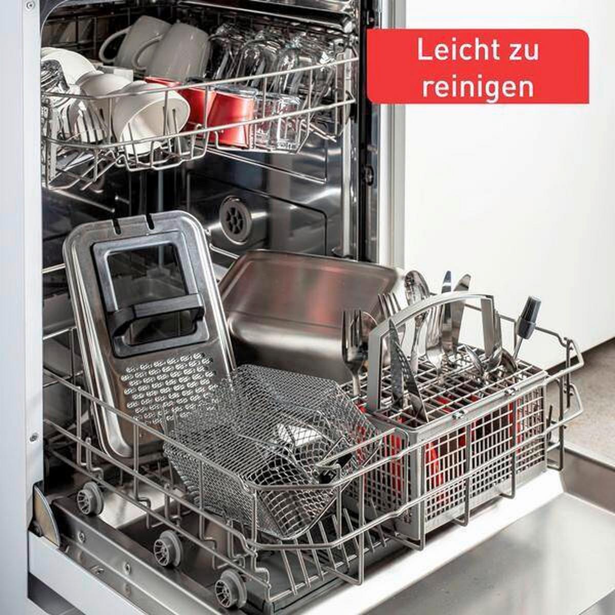 FRITTEUSE 3,5 Liter - Edelstahlfarben, Basics, Kunststoff/Metall (42.1/29.4/34.5cm) - Tefal