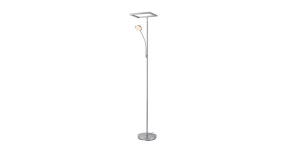 LED-Stehlampe Tara dimmbar Chromfarben/Glitzernd - Chromfarben, MODERN, Kunststoff/Metall (180cm) - Luca Bessoni