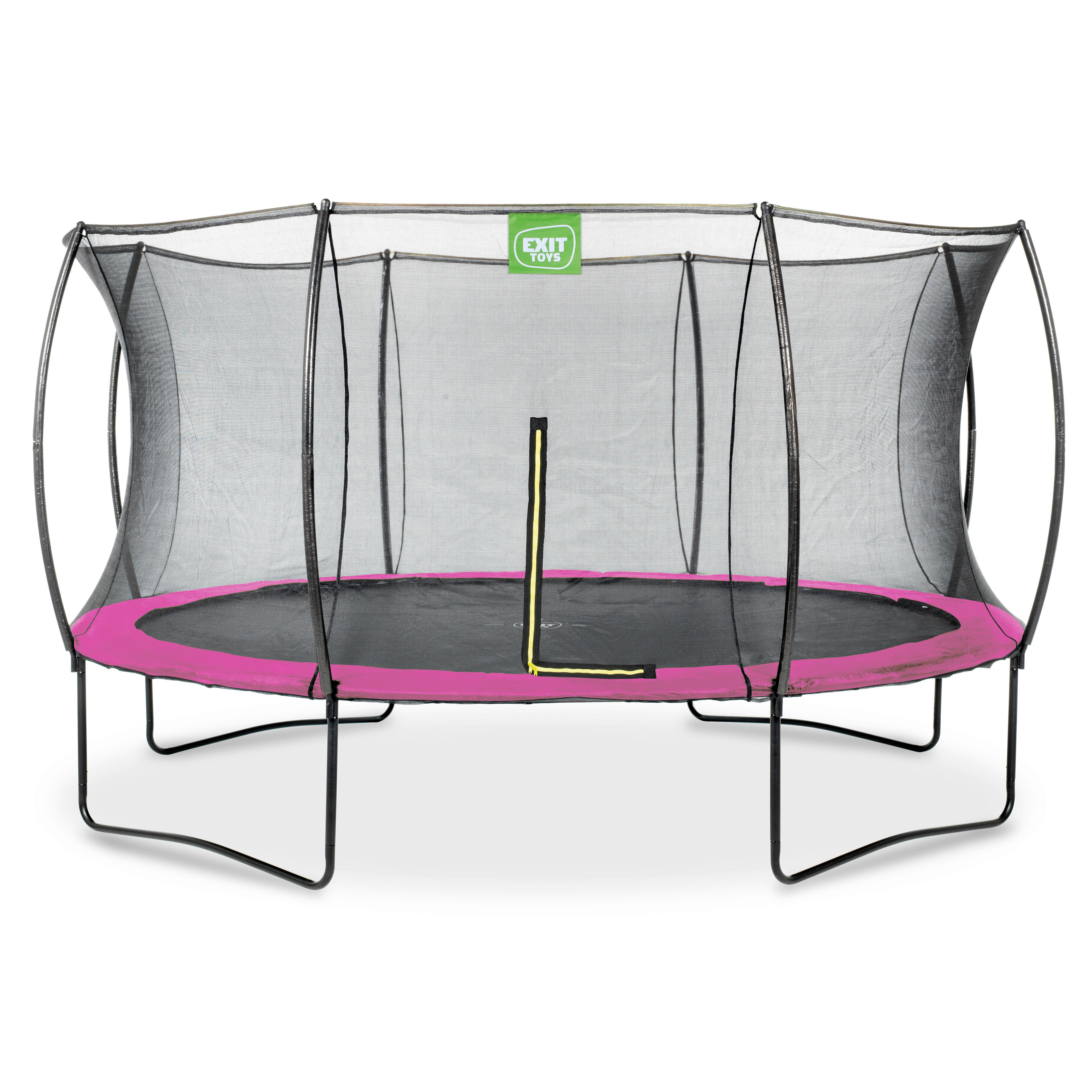Trampolin Exit Silhouette - Pink, KONVENTIONELL, Kunststoff/Metall (464/267cm) - EXIT Toys