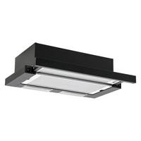 Flachschirmhaube Fh 664 620 S Schwarz B: 60 Cm, Led - Basics, Metall (60/17,4/31cm) - Amica