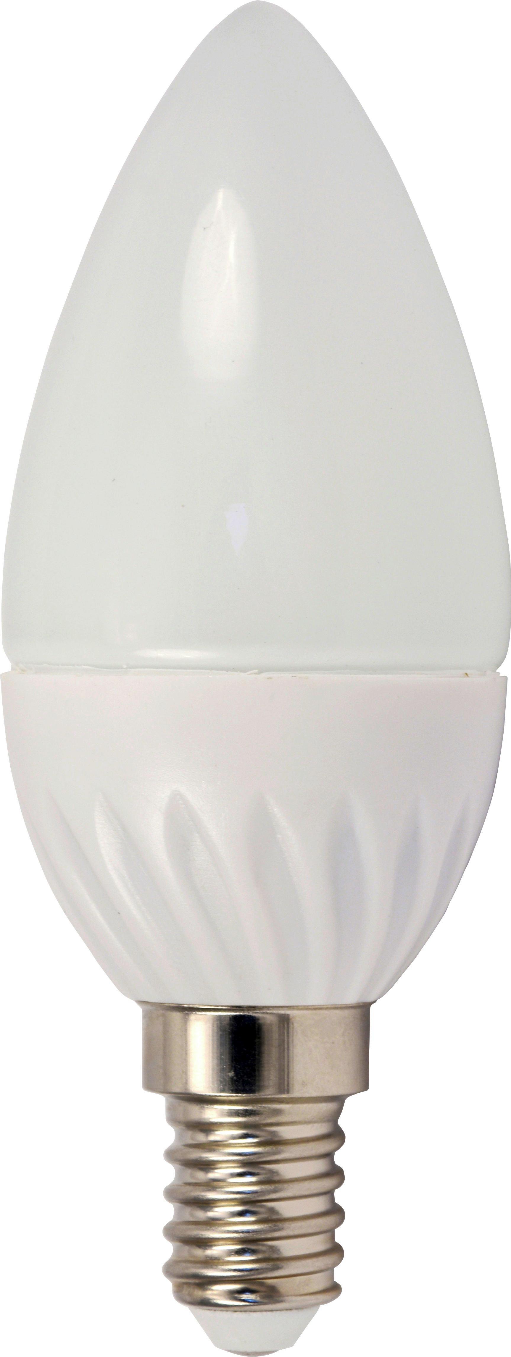 LED-Leuchtmittel 3er-pack Barney 400 lm, E14, A+ - Weiß, KONVENTIONELL, Kunststoff/Metall (3,7/10cm)