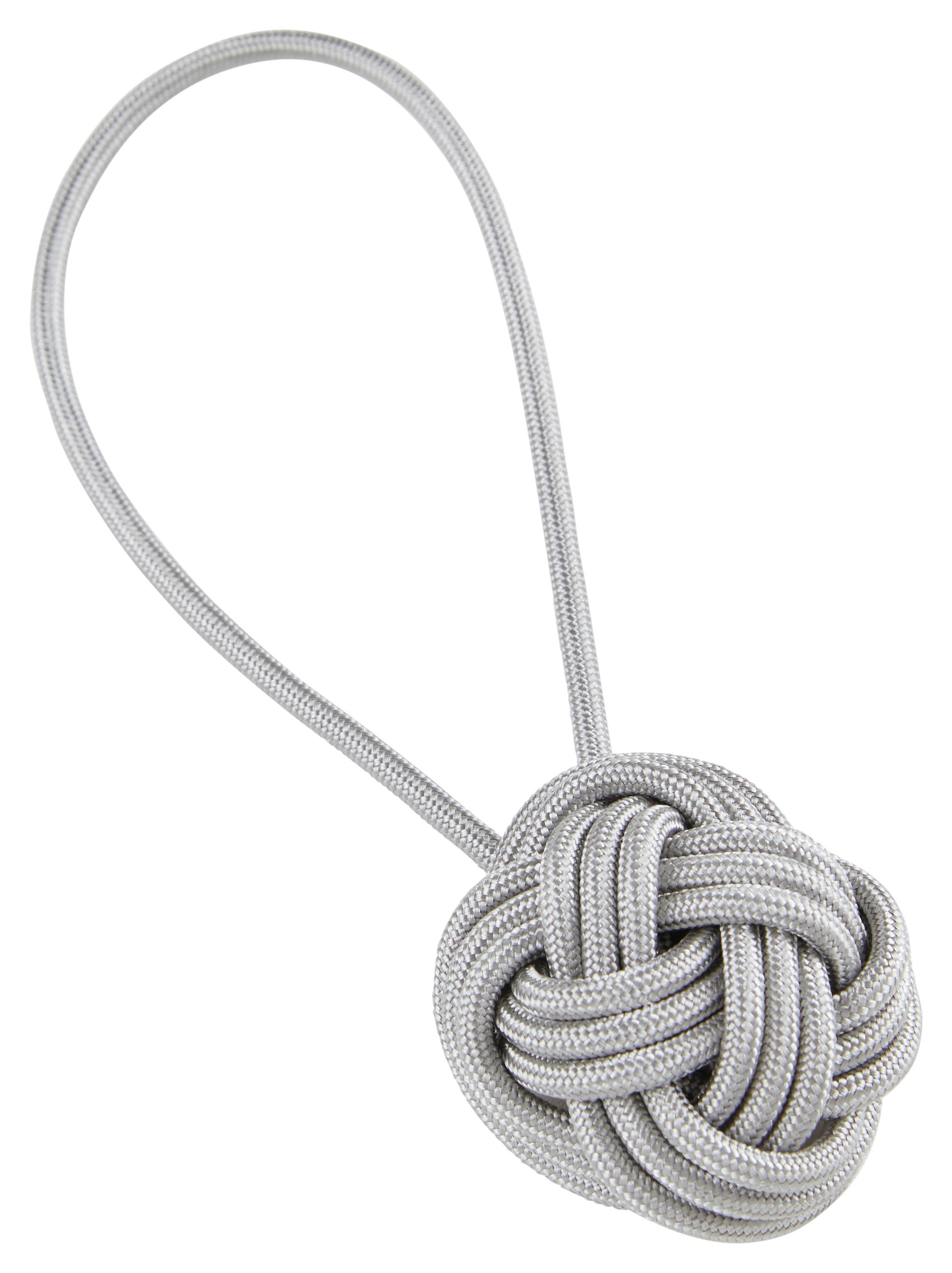 Riasiaca Spona Knoten - sivá, textil (5cm) - Modern Living