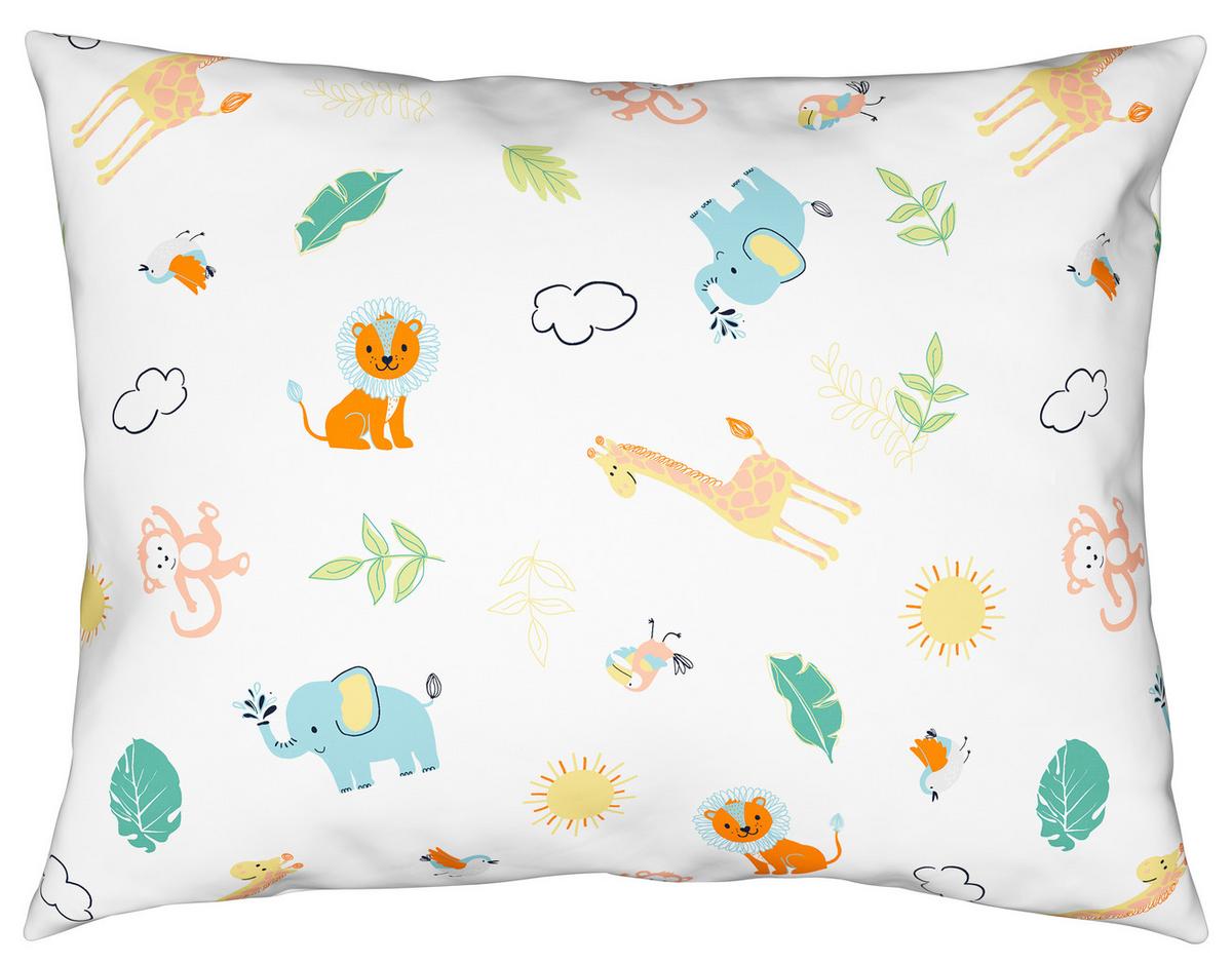 Baba Ágyneműhuzat-garnitúra Lilly - fehér/zöld, Modern, textil (100/135cm) - Luca Bessoni