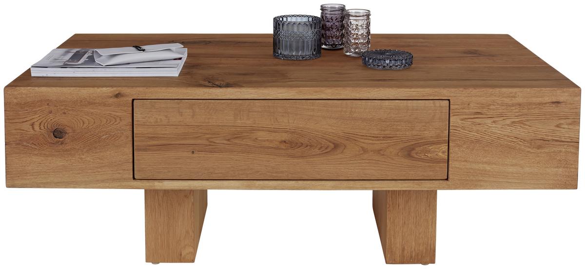 Dohányzóasztal Nature - tölgyfa színű, Modern, faalapú anyag (110/40/60cm)