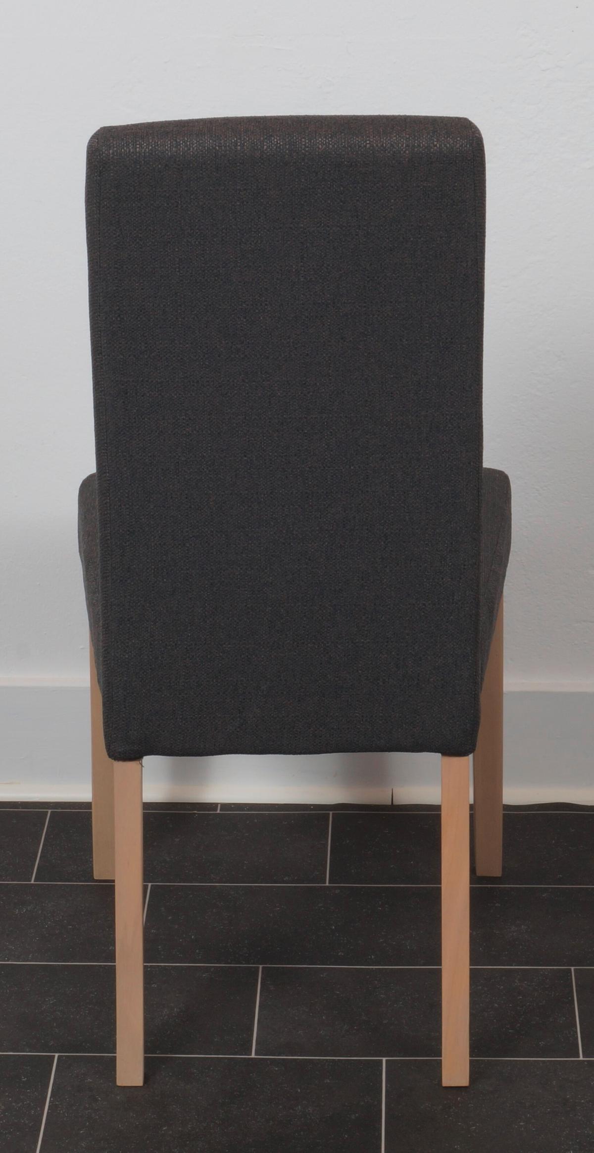 Stuhl-Set Duisburg Stuhl Artemis D.grau/Eiche D. B:42cm - Dunkelgrau/Sonoma Eiche, KONVENTIONELL, Holz/Textil (42/98/63cm) - MID.YOU